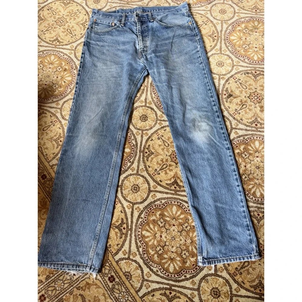 Levi's Men's‎ 505 Denim Jean Fit Straight Leg W36 L34 36x34 Cotton 5 Pocket